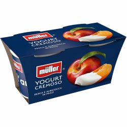 Müller йогурт с парченца праскова и кайсия (250 г)