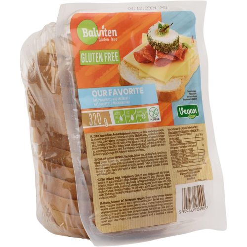 Balviten любим хляб, без глутен (320 г)