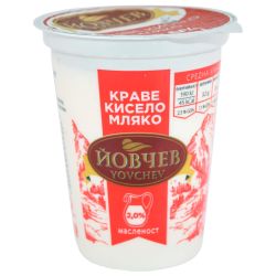 Йовчев краве кисело мляко 2% (400 г)