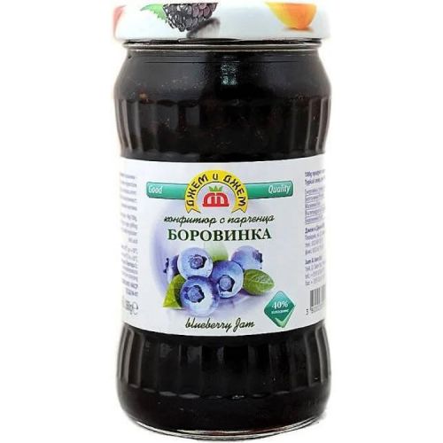 Джем и Джем конфитюр с парчета боровинки (360 г)