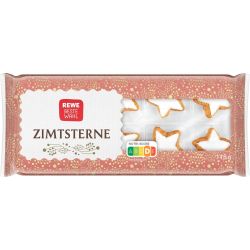 REWE дребни сладки звезди с 36% орехи (115 г)