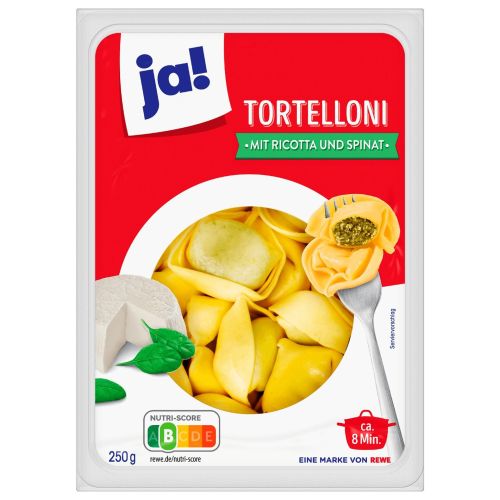 JA! тортелини с рикота и спанак (250 г)