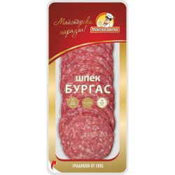 Майстор Цветко шпеков салам Бургас, слайс (100 г)