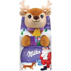 Milka плюшена играчка с шоколадов микс (96 г)