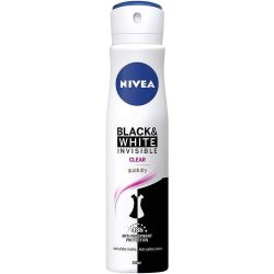 Nivea дезодорант Invisible On Black & White Silky Clear XL (250 мл)