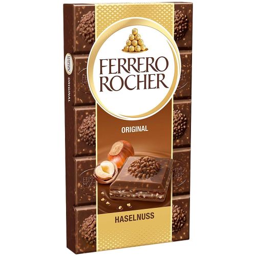 Ferrero Rocher Original млечен шоколад с лешници (90 г)