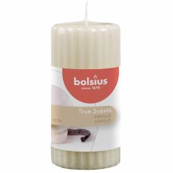 Bolsius ароматна свещ, цилиндър, ванилия, 63/90 мм (1 бр.)