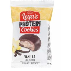 Leya's Protein Cookies био протеинов десерт с ванилия и черен шоколад (40 г)