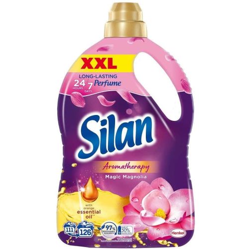 Silan Aromatherapy Magic Magnolia омекотител, 126 пранета (2.772 л)