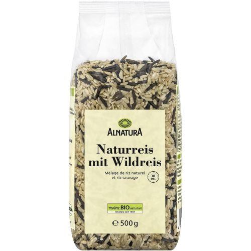 Alnatura био кафяв ориз с див ориз (500 г)