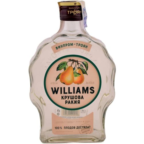 Винпром Троян Williams крушова ракия (500 мл)