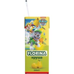 Florina сок круша, сламка (250 мл)