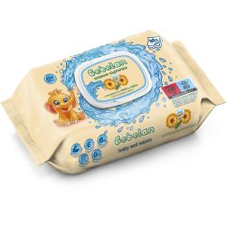 Bebelan влажни кърпички с невен и лайка (80 бр.)