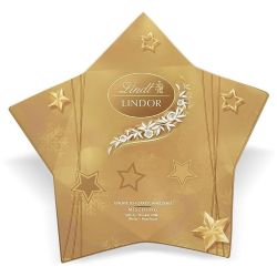 Lindt Lindor звезда с пралини с тъмен шоколад (187 г)