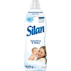 Silan Sensitive омекотител, 40 пранета (880 мл)