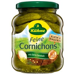 Kuhne фини коктейлни корнишони (330 г)