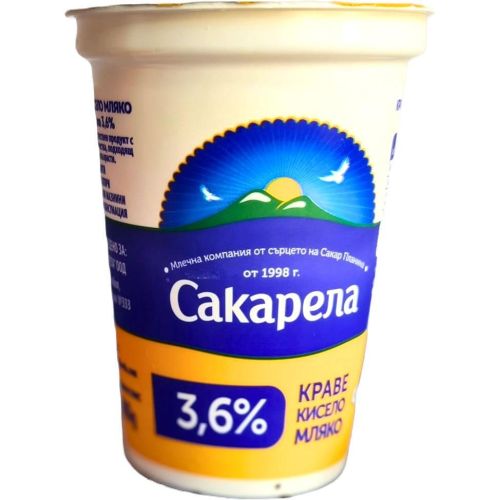 Сакарела краве кисело мляко 3.6% (400 г)