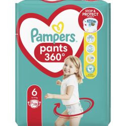Pampers гащички Extra Large 6, 15+ кг (19 бр.)