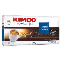Kimbo Aroma Italiano мляко кафе, 4 бр. х 250 г (1 кг)