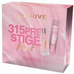 La Rive 315 Prestige Pink комплект парфюмна вода 100 мл, дезодорант спрей 150 мл (1 бр.)