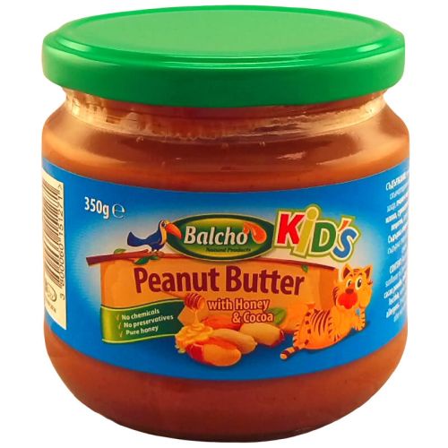 Balcho фъстъчено масло с мед и какао (350 г)