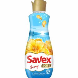 Savex Soft Sunny омекотител, 32 пранета (800 мл)