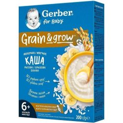 Gerber млечна оризова каша с банан (200 г)