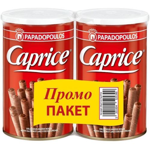 Caprice шоколадови пурички, 2 бр. х 115 г (230 г)