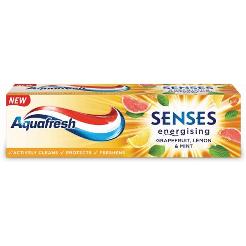 Aquafresh Senses паста за зъби, грейпфрут (75 мл)