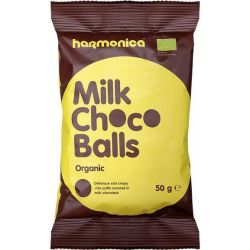 Harmonica био оризови топчета с млечен шоколад (50 г)