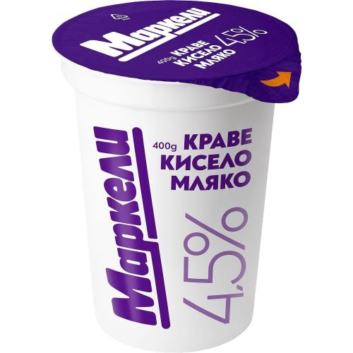 Маркели краве кисело мляко 4.5% (400 г)