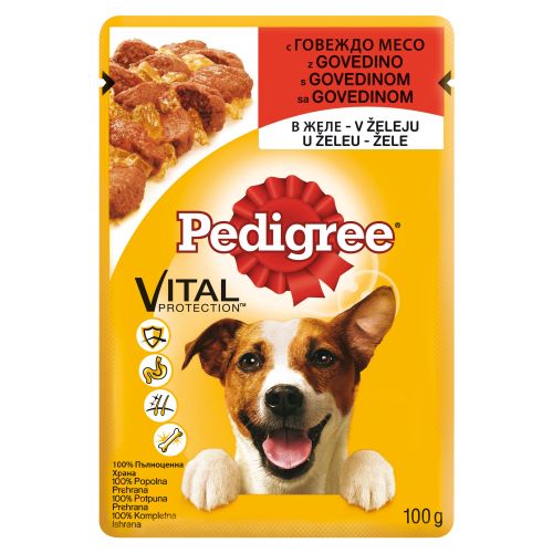 Pedigree пауч с говеждо (100 г)