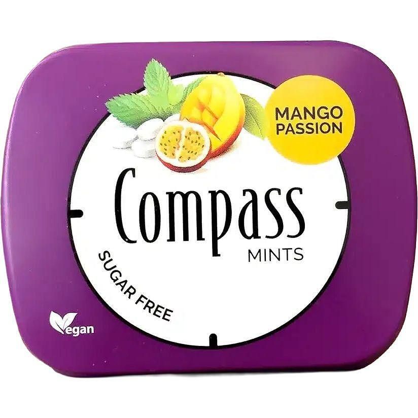 Compass Fresh Mints Mango ментови бонбони на цена от 1.99 € за 14 г ...