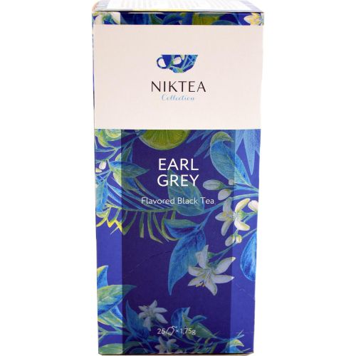 Niktea Earl Grey черен чай, 25 бр. х 1.75 г (43.75 г)
