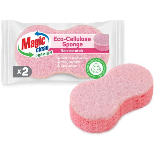 Magic Clean Premium Eco целулозна гъба за деликатни повърхоности (1 бр.)