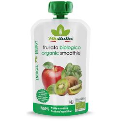 Bioitalia био смути ябълка, киви и банан (120 г)