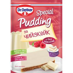 Dr. Oetker специален пудинг за чийзкейк с бял шоколад (75 г)