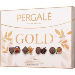 Pergale Gold бонбони асорти, млечен шоколад (348 г)