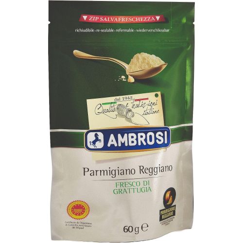 Ambrosi сирене Пармиджано Реджано, настъргано, 12 месеца, ЗНП (60 г)