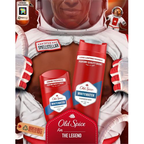 Old Spice Whitewater комплект душ гел 250 мл, део стик 50 мл (1 бр.)