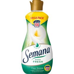 Semana Extra Fresh Clean Breeze омекотител, 100 пранета (2 л)