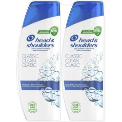 Head & Shoulders Classic шампоан, 2 бр. х 360 мл (720 мл)