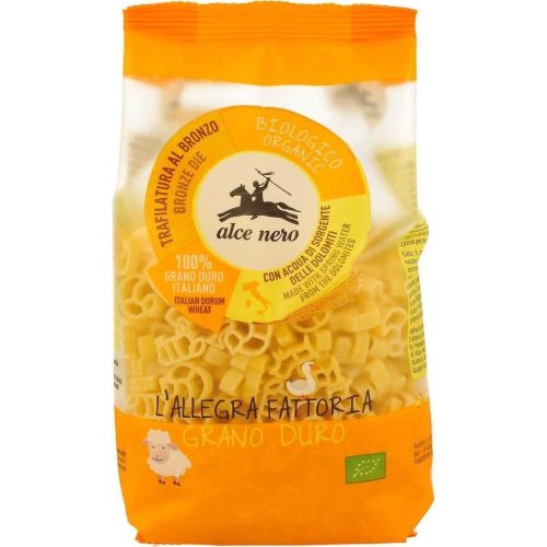 Alce Nero био детска паста животни от семолина (250 г)