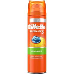 Gillette Fusion Ultra Sensitive гел за бръснене за чувствителна кожа (200 мл)