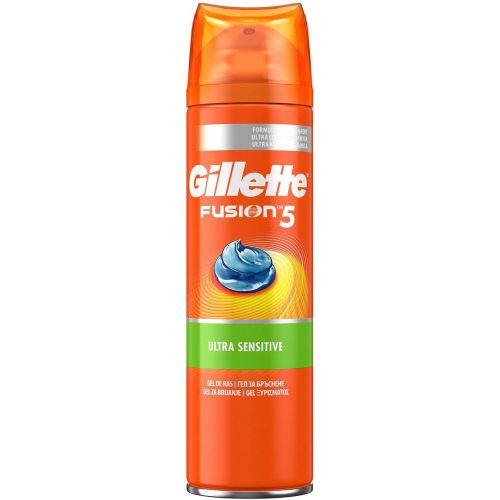 Gillette Fusion Ultra Sensitive гел за бръснене за чувствителна кожа (200 мл)