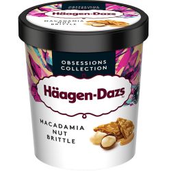 Haagen-Dazs сладолед макадамия (460 мл)
