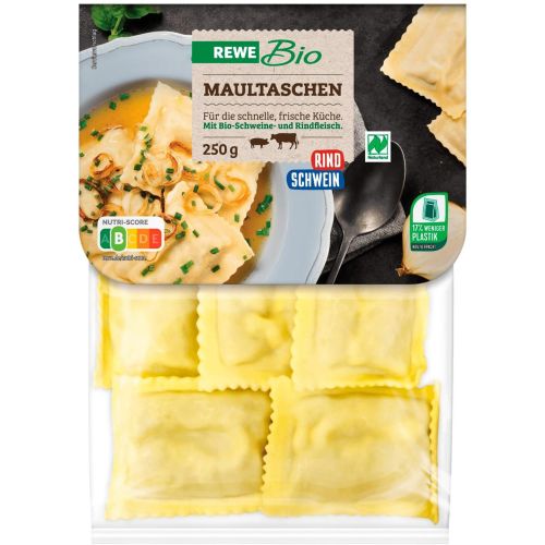 REWE био равиоли със свинско и телешко месо (250 г)