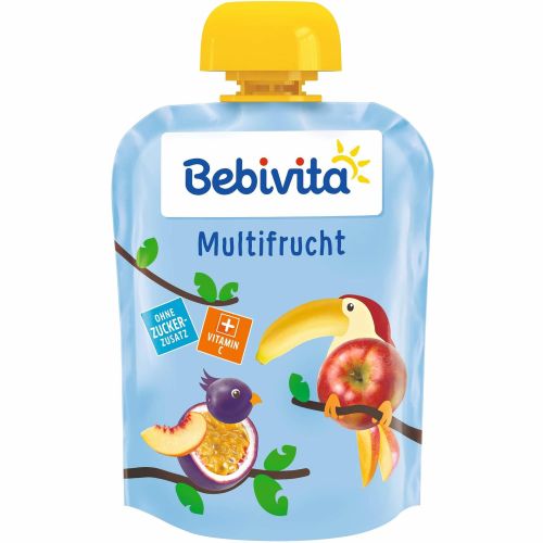 Bebivita плодова закуска мултиплод (90 г)
