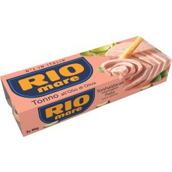 Rio Mare риба тон в зехтин, 3 бр. х 80 г (240 г)