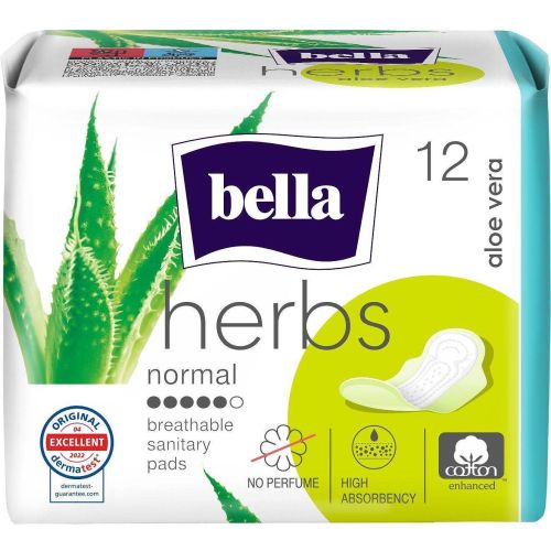 TZMO Bella Herbs Aloe Vera дамски превръзки (12 бр.)